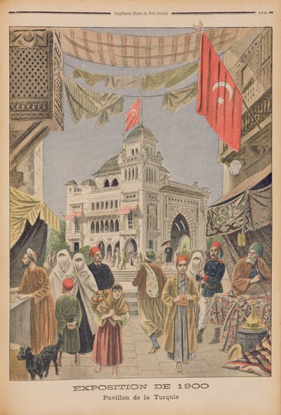 Der türkische Pavillon auf der Weltausstellung 1900, Paris, Illustration aus 